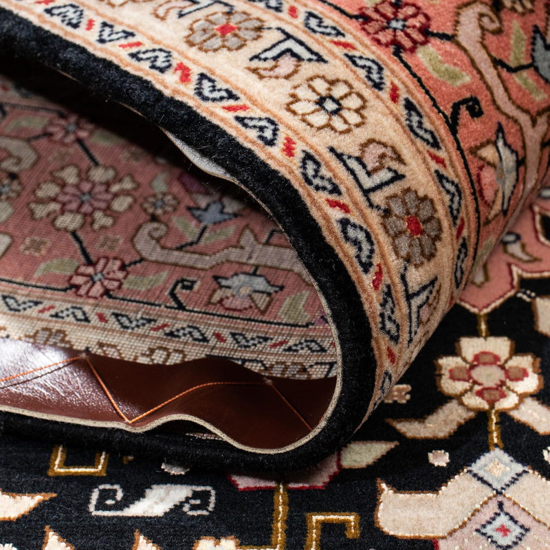 Persisk tæppe - Tabriz - Royal - 196 x 152 cm - mørkeblå