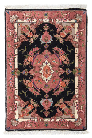Persisk tæppe - Tabriz - Royal - 90 x 60 cm - mørkeblå