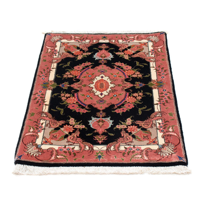 Persisk tæppe - Tabriz - Royal - 90 x 60 cm - mørkeblå
