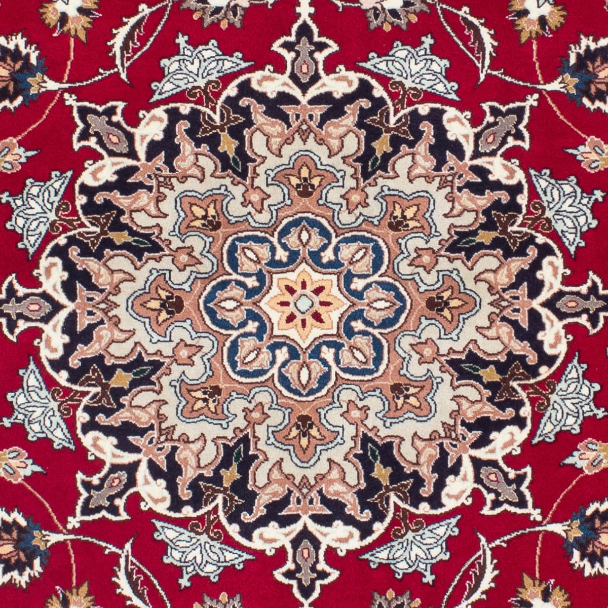 Persisk tæppe - Tabriz - Royal - 202 x 152 cm - rød