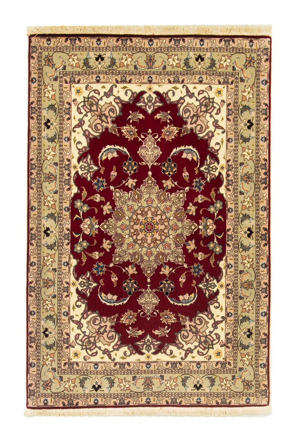 Persisk tæppe - Tabriz - Royal - 150 x 99 cm - rød