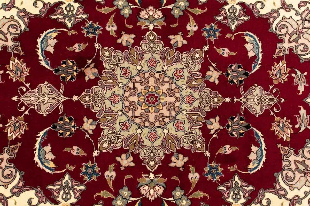 Persisk tæppe - Tabriz - Royal - 150 x 99 cm - rød
