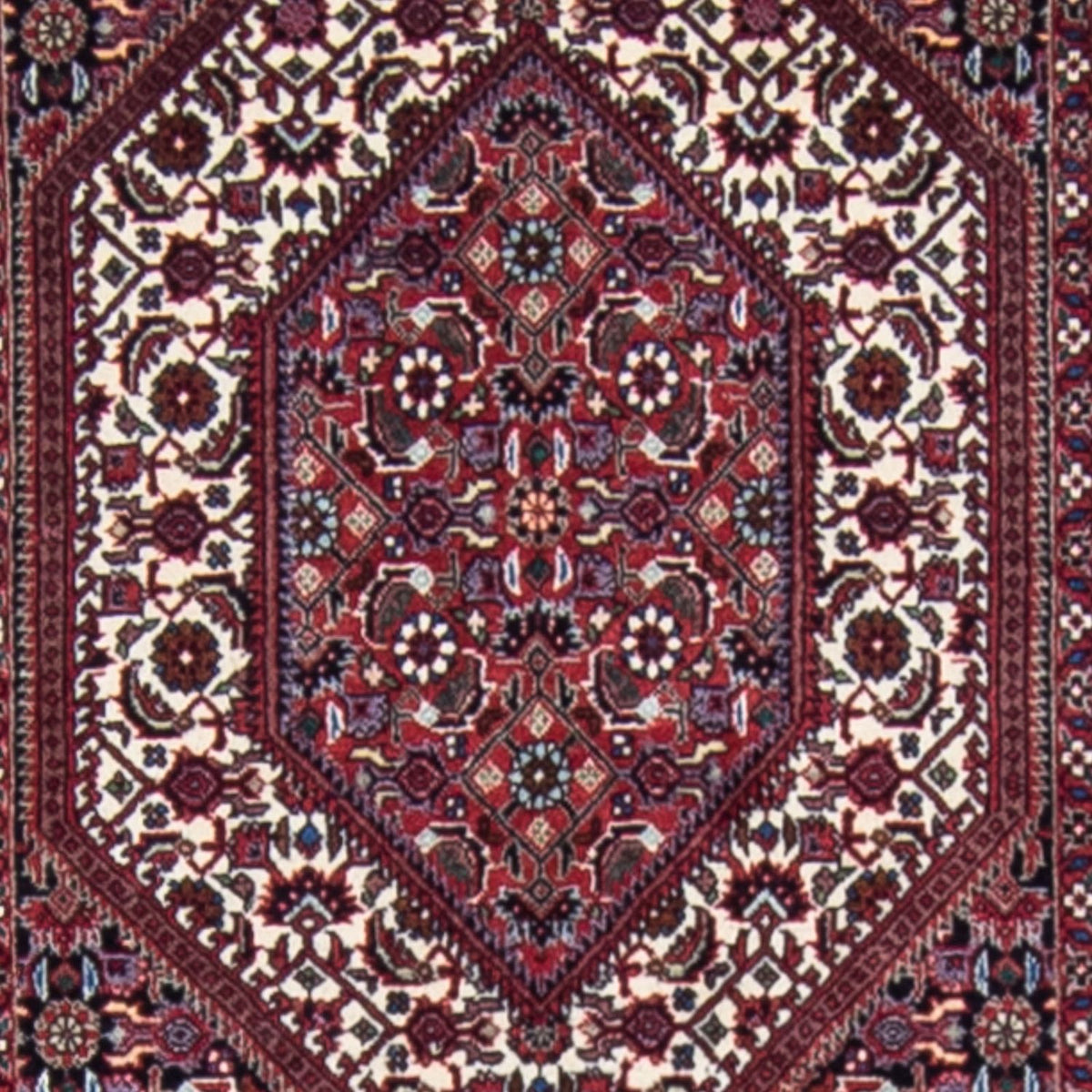 Løber Persisk tæppe - Bijar - 350 x 74 cm - flerfarvet