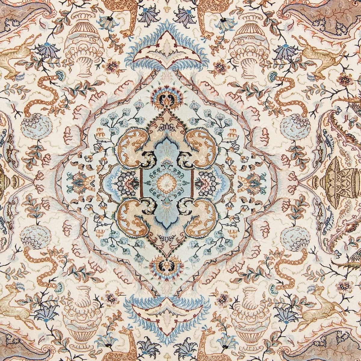 Persisk tæppe - Tabriz - Premium - 306 x 209 cm - beige