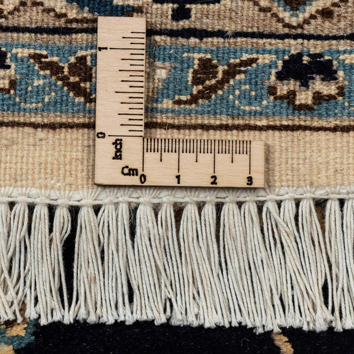 Persisk tæppe - Nain - Royal - 342 x 246 cm - sort