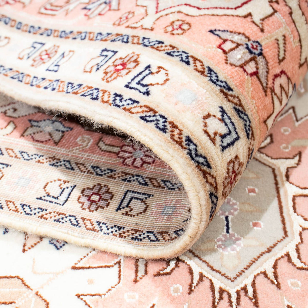 Persisk tæppe - Tabriz - Royal - 216 x 153 cm - beige