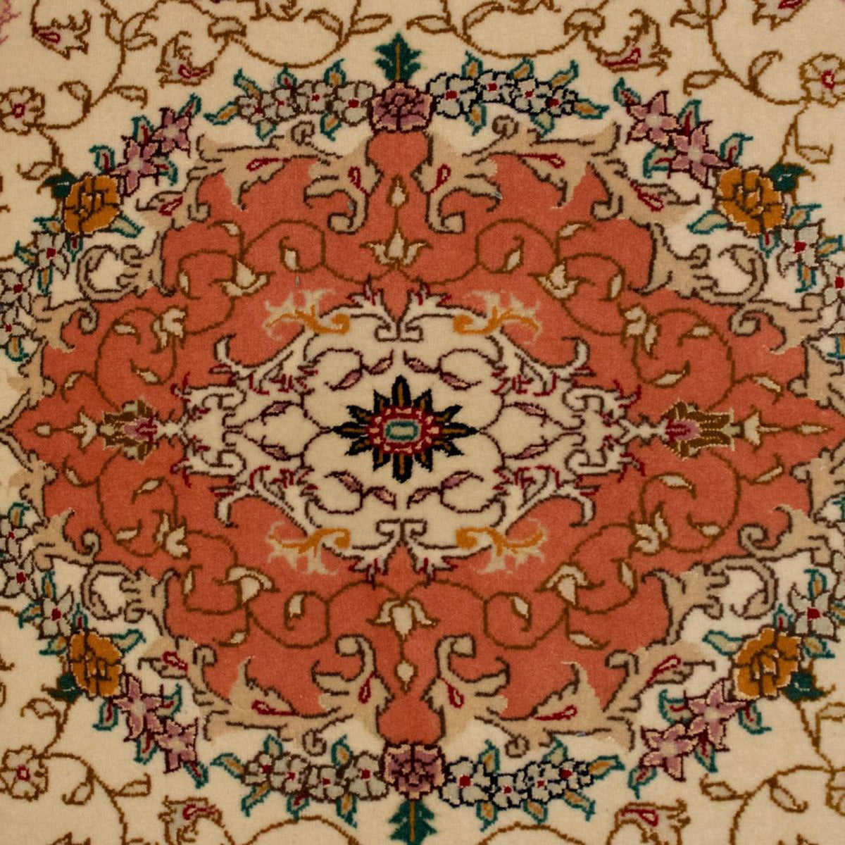 Persisk tæppe - Tabriz - Royal - 153 x 102 cm - beige