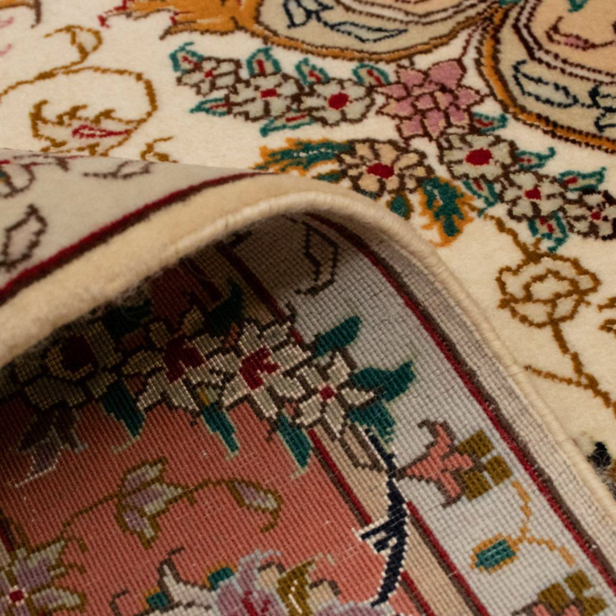 Persisk tæppe - Tabriz - Royal - 153 x 102 cm - beige
