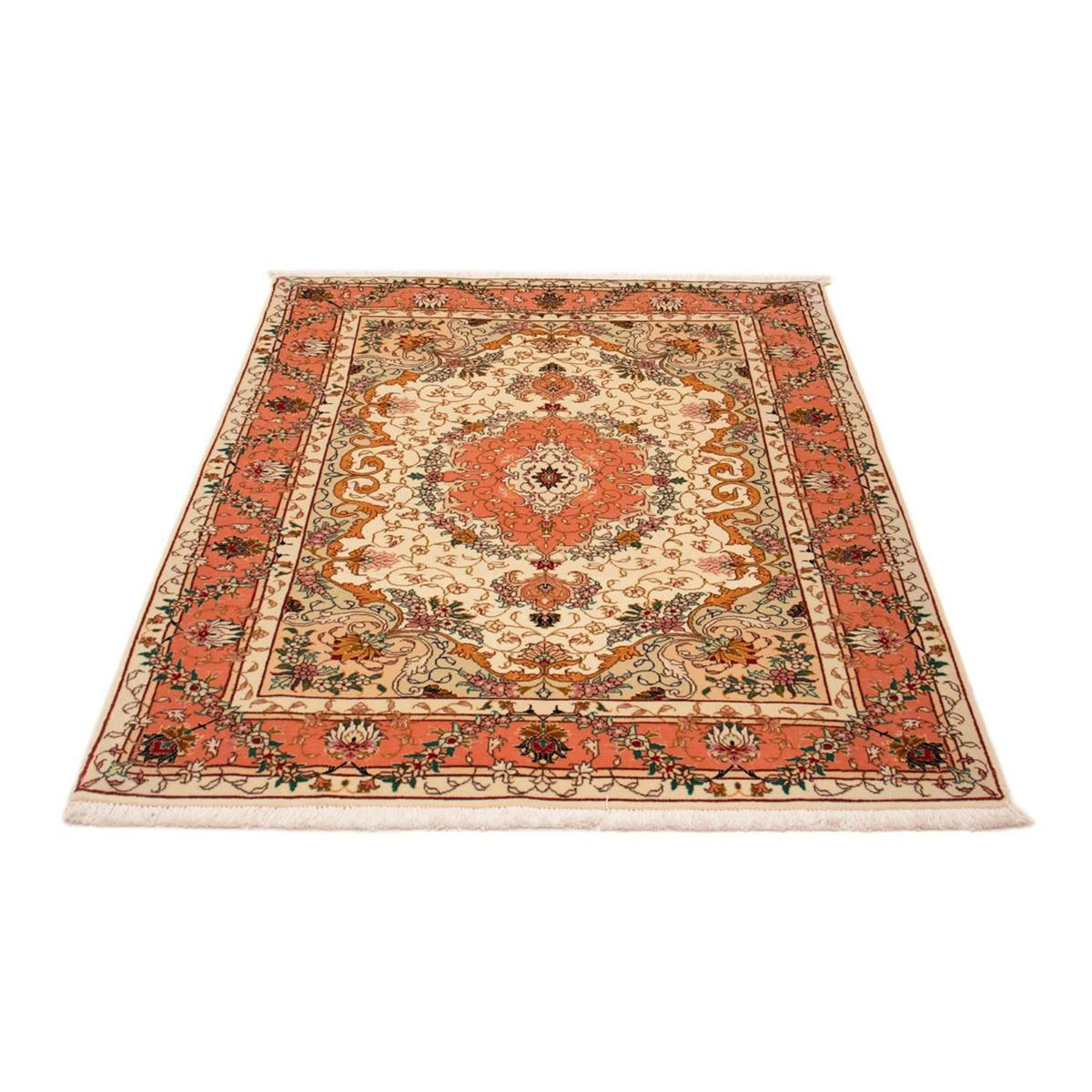 Persisk tæppe - Tabriz - Royal - 153 x 102 cm - beige