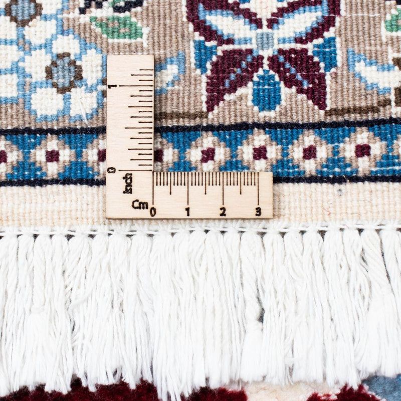 Persisk tæppe - Nain - Royal - 288 x 202 cm - mørkerød