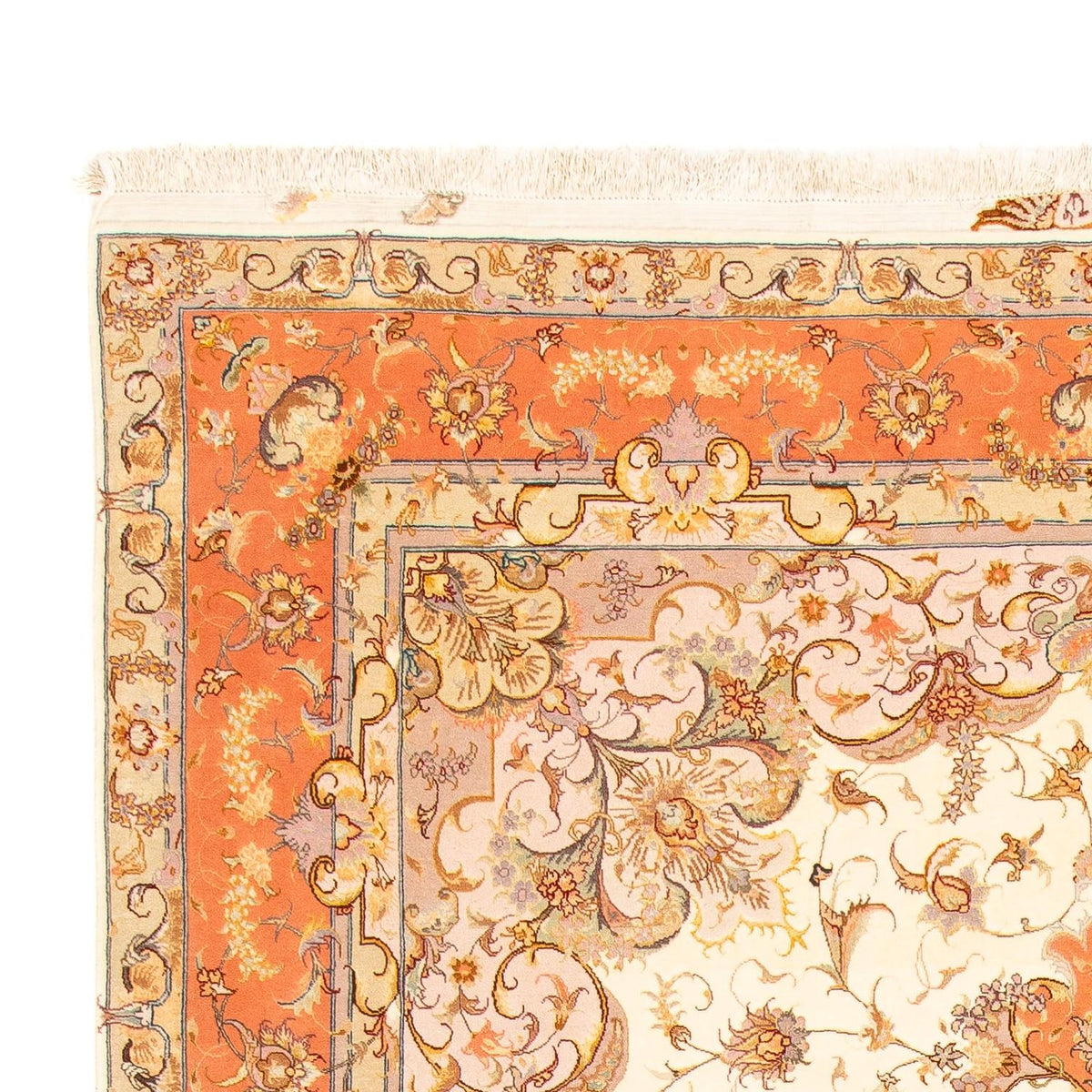 Persisk tæppe - Tabriz - 303 x 199 cm - beige