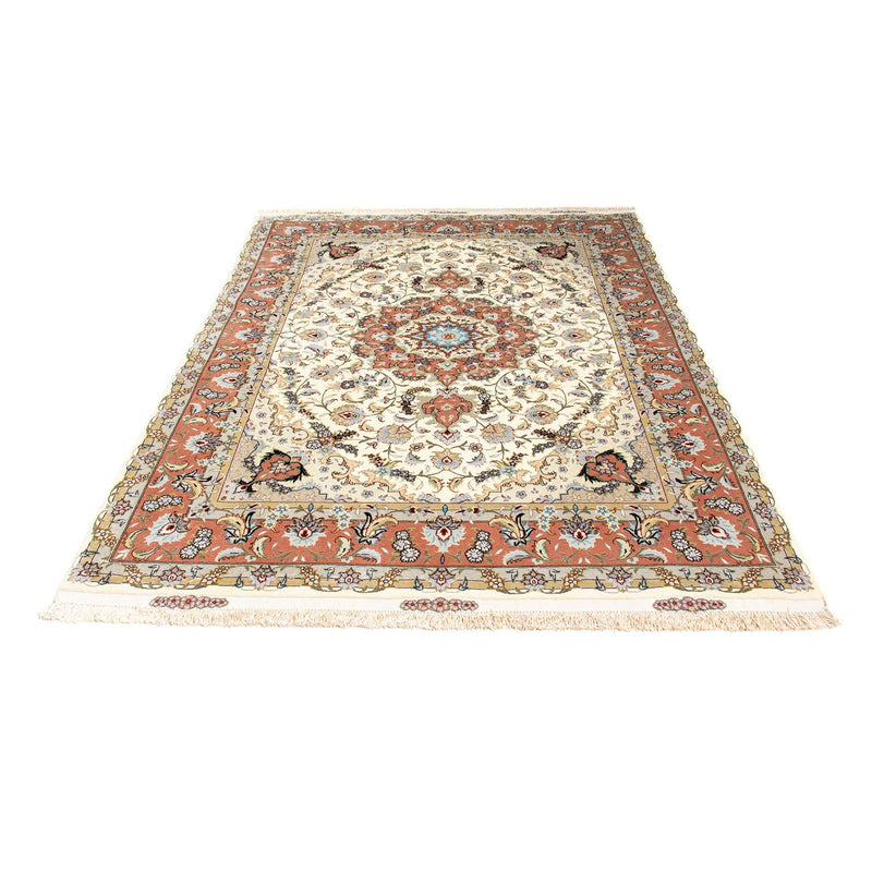 Persisk tæppe - Tabriz - 205 x 150 cm - beige