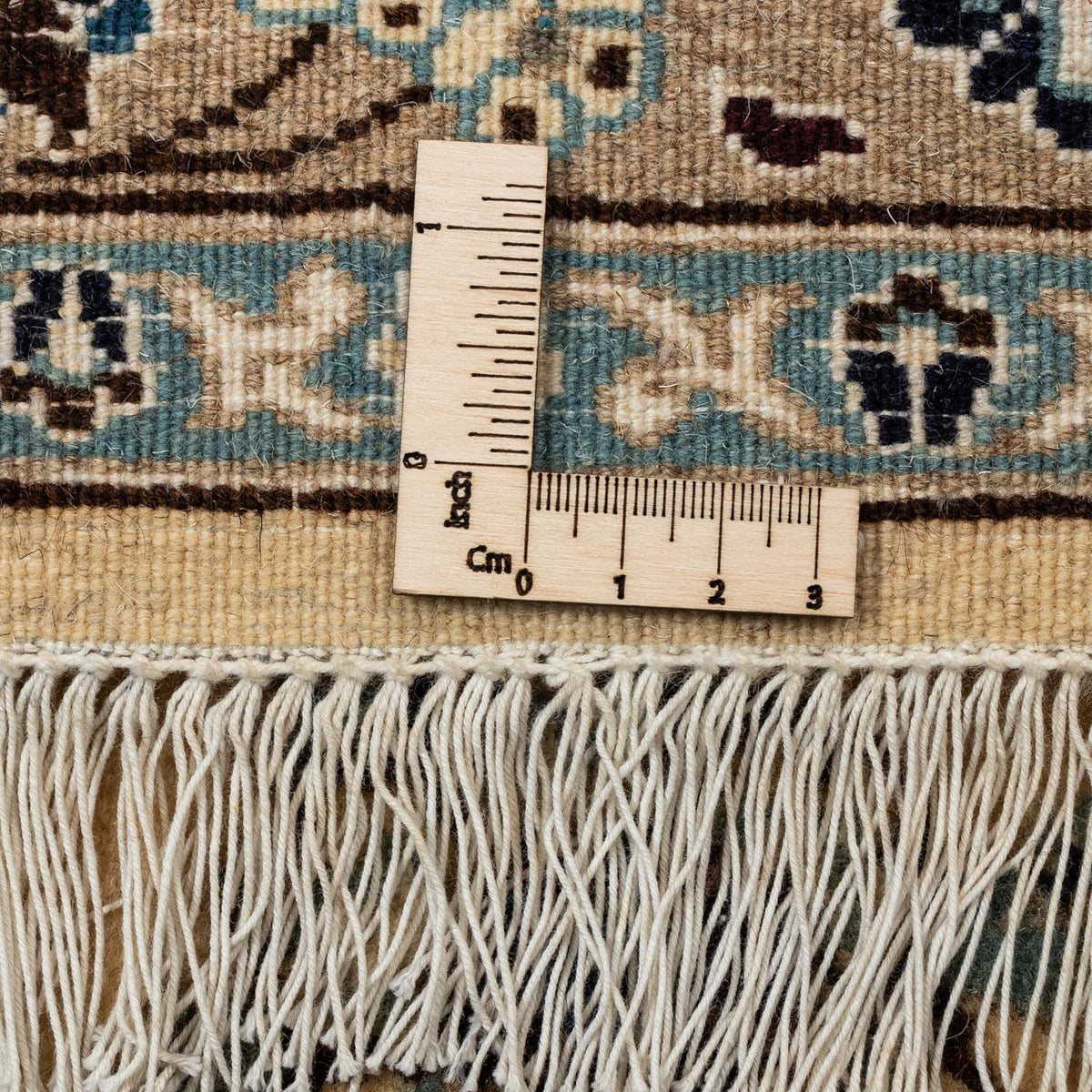Persisk tæppe - Nain - Royal - 342 x 250 cm - mørk beige