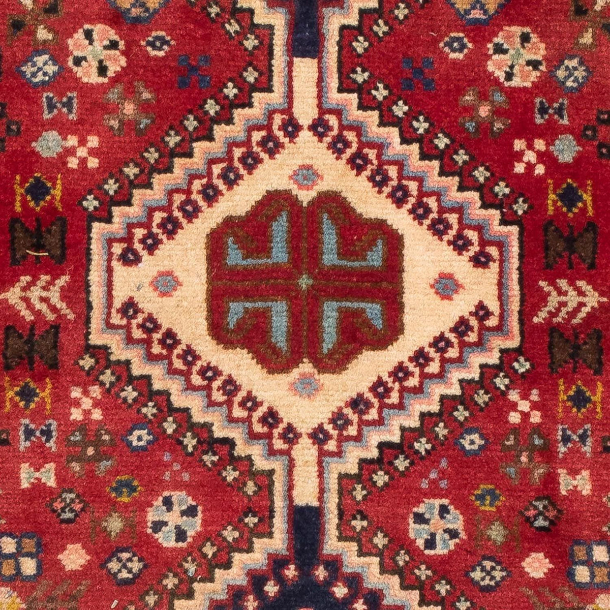 Persisk tæppe - Nomadisk - 125 x 80 cm - rød