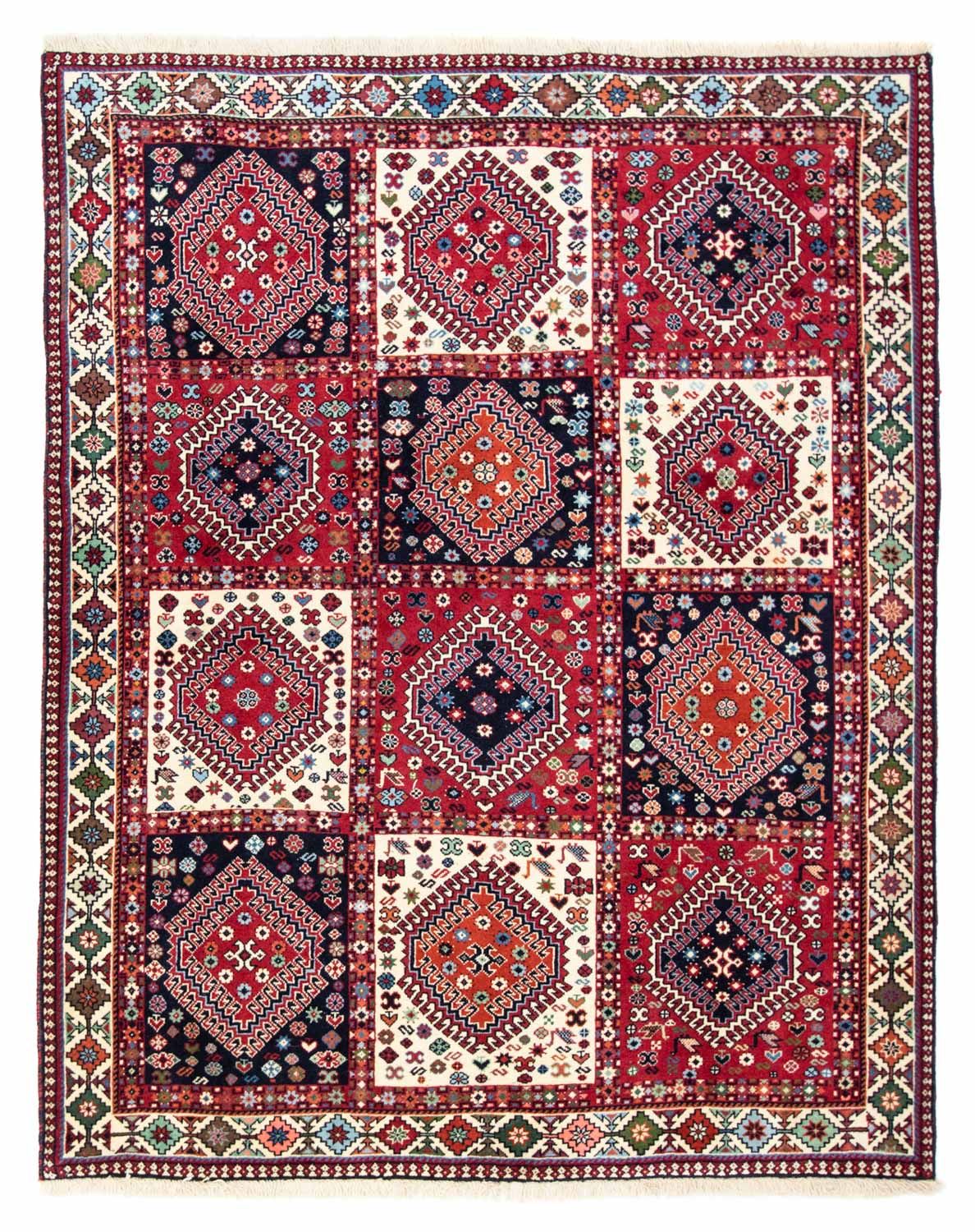 Persisk tæppe - Nomadisk - 191 x 153 cm - flerfarvet