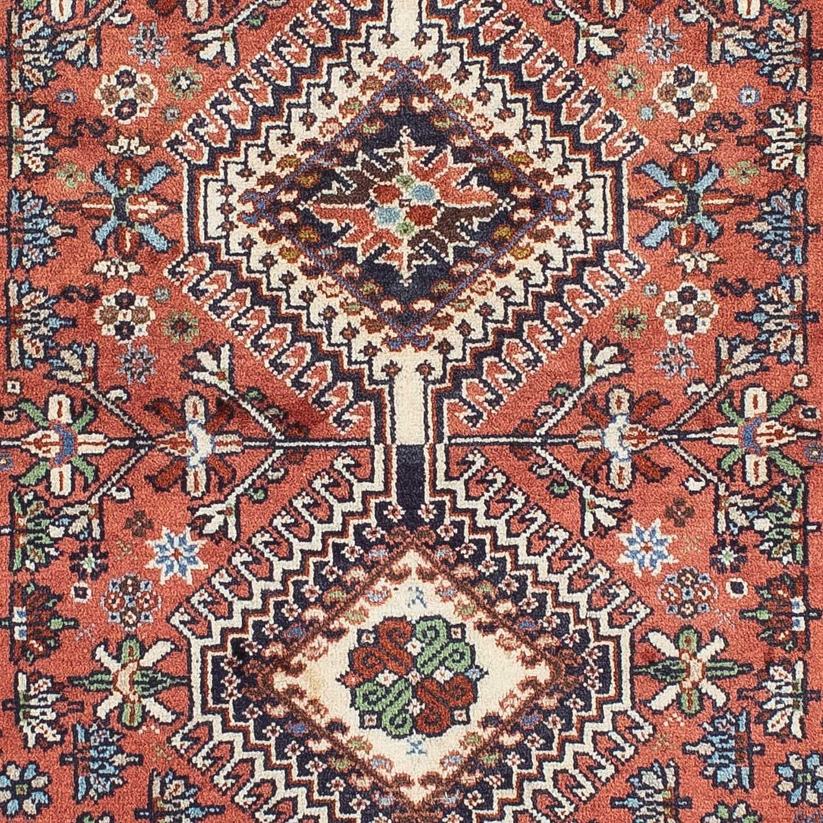 Persisk tæppe - Nomadisk - 151 x 101 cm - mørkeblå