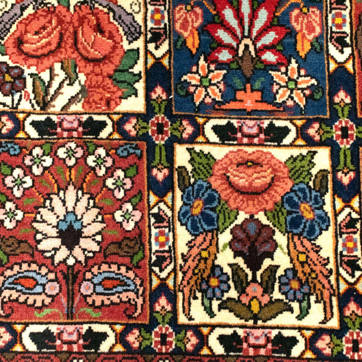 Persisk tæppe - Nomadisk - 200 x 136 cm - flerfarvet