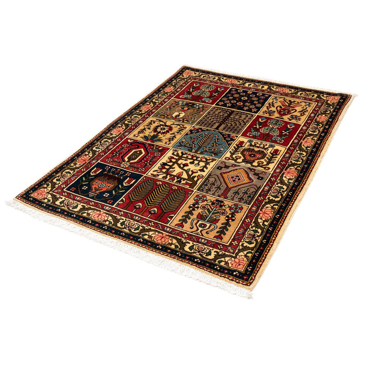 Persisk tæppe - Nomadisk - 153 x 110 cm - flerfarvet