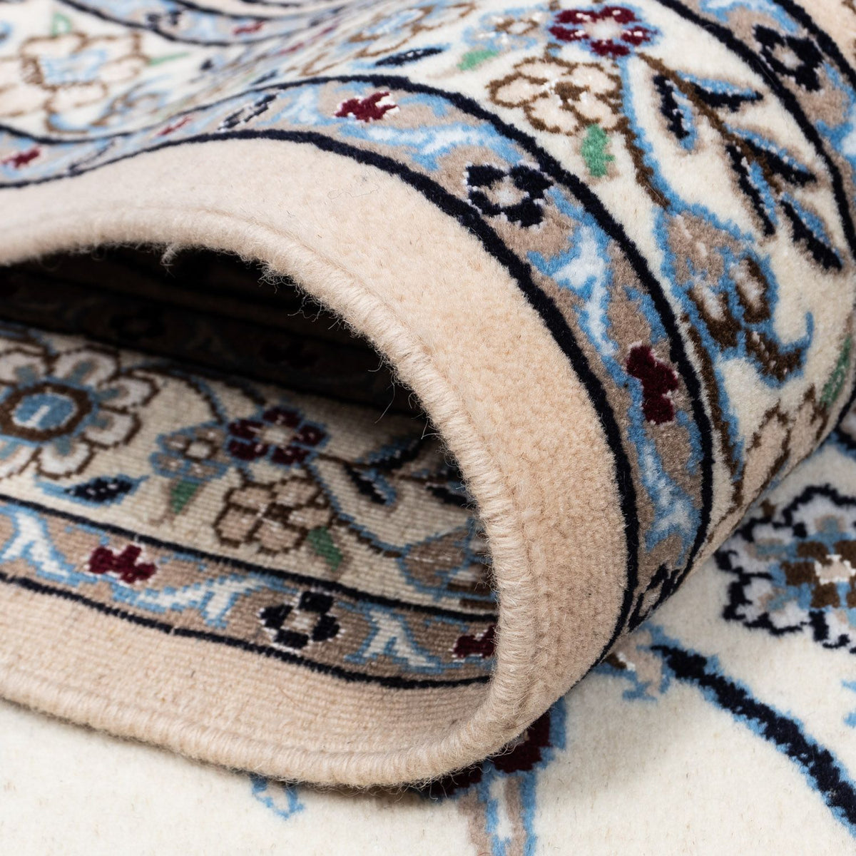 Persisk tæppe - Nain - Royal - 344 x 247 cm - beige