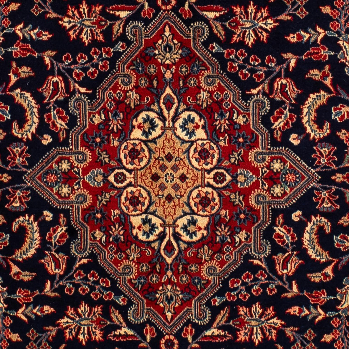 Persisk tæppe - Nomadisk - 310 x 207 cm - mørkeblå