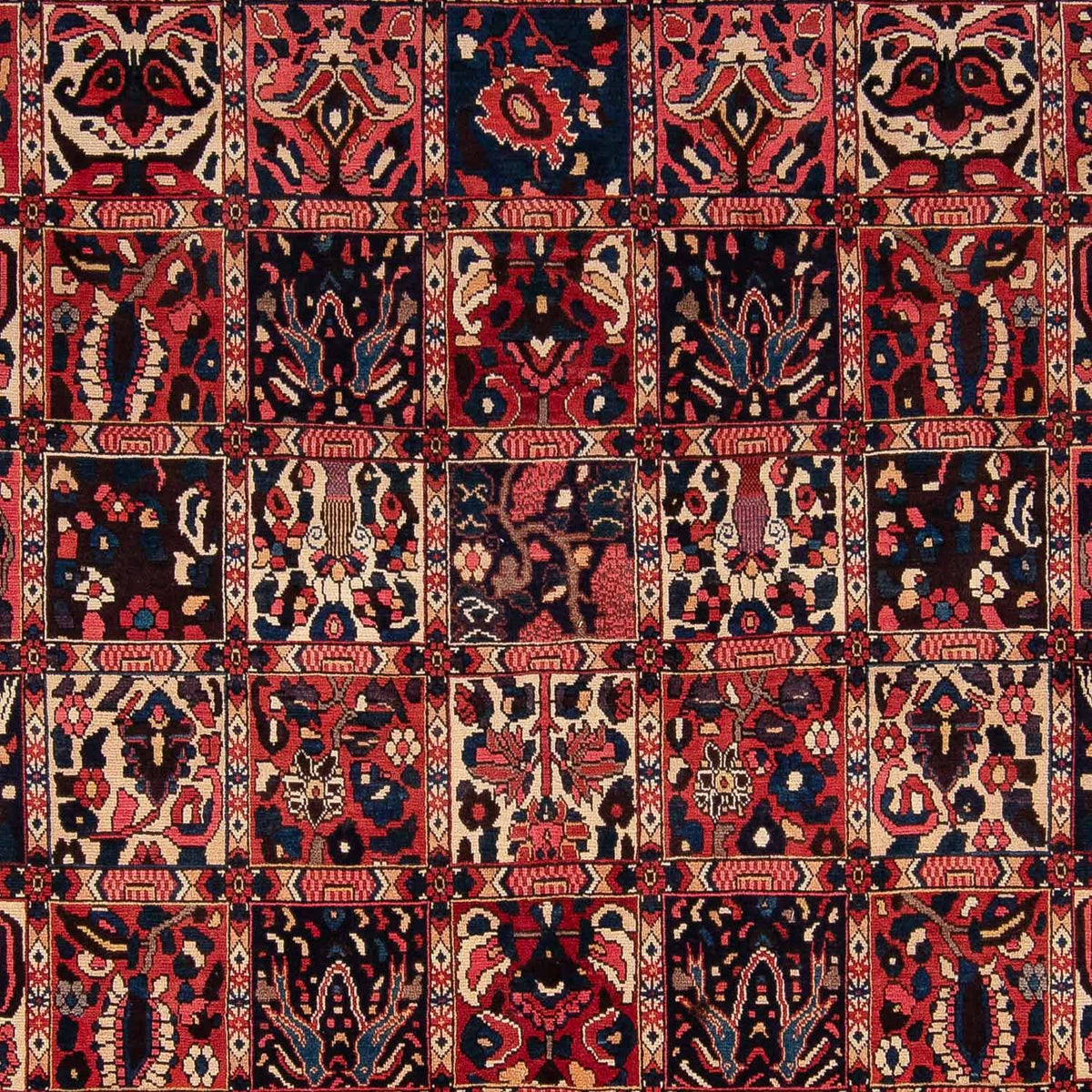 Persisk tæppe - Nomadisk - 358 x 261 cm - mørkerød