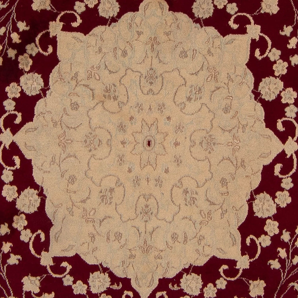 Persisk tæppe - Nain - 337 x 243 cm - lys brun