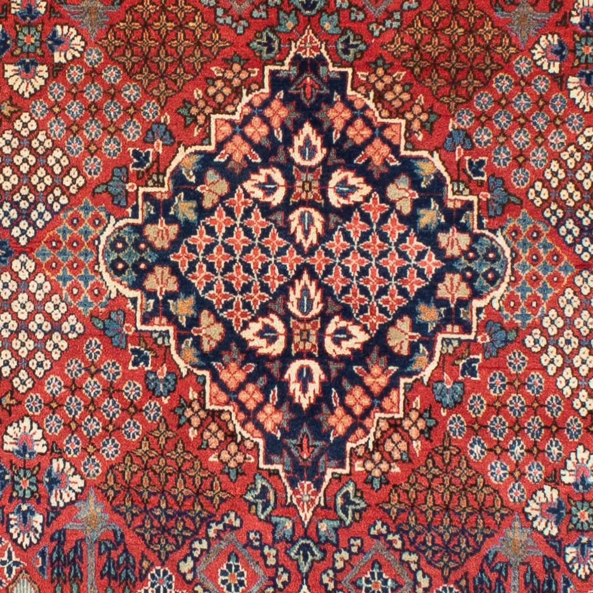 Persisk tæppe - Keshan - 206 x 132 cm - brun