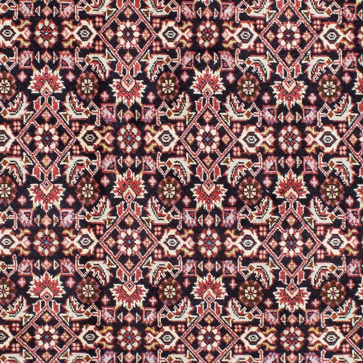 Persisk tæppe - Bijar - 220 x 136 cm - mørkeblå