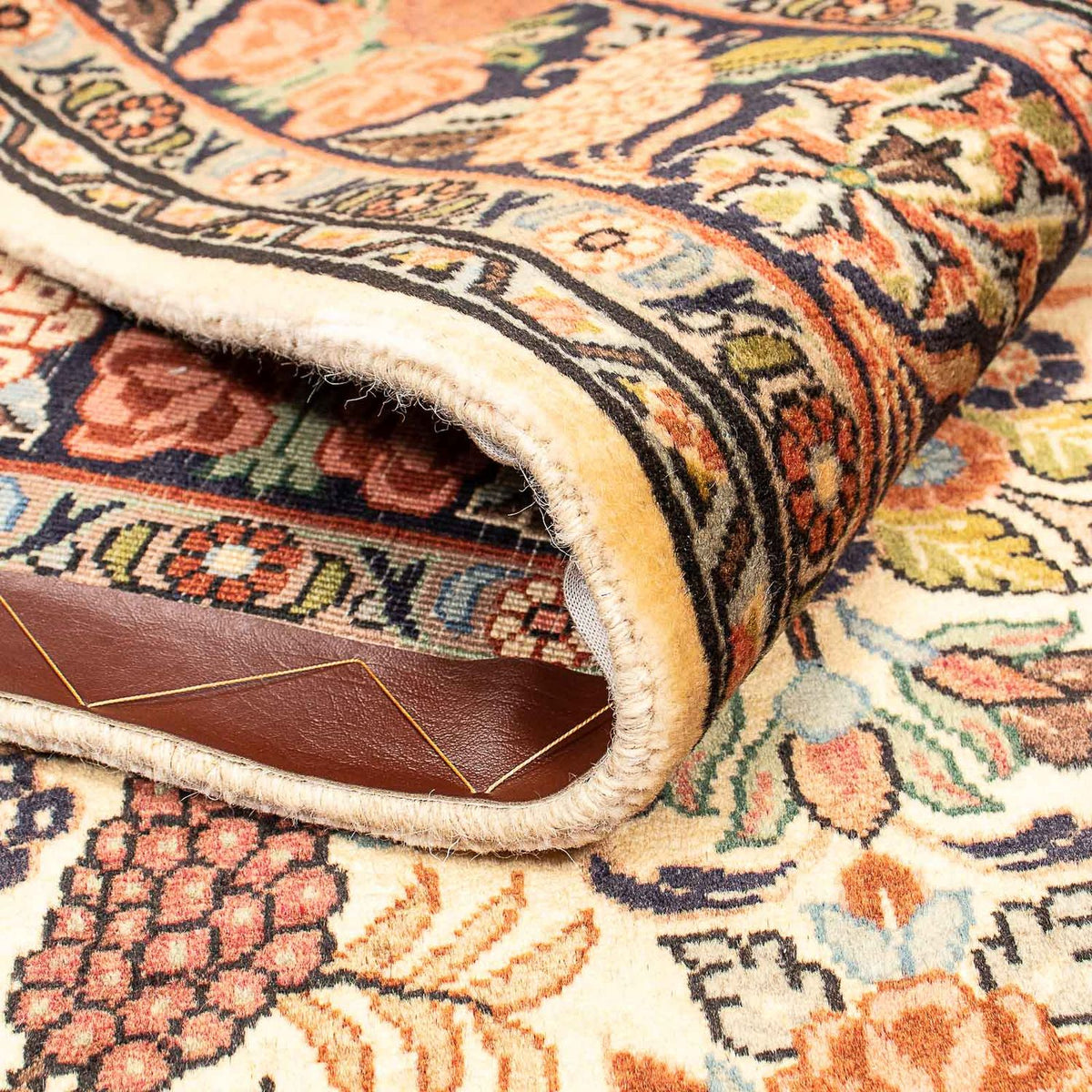 Persisk tæppe - Bijar - 206 x 137 cm - beige