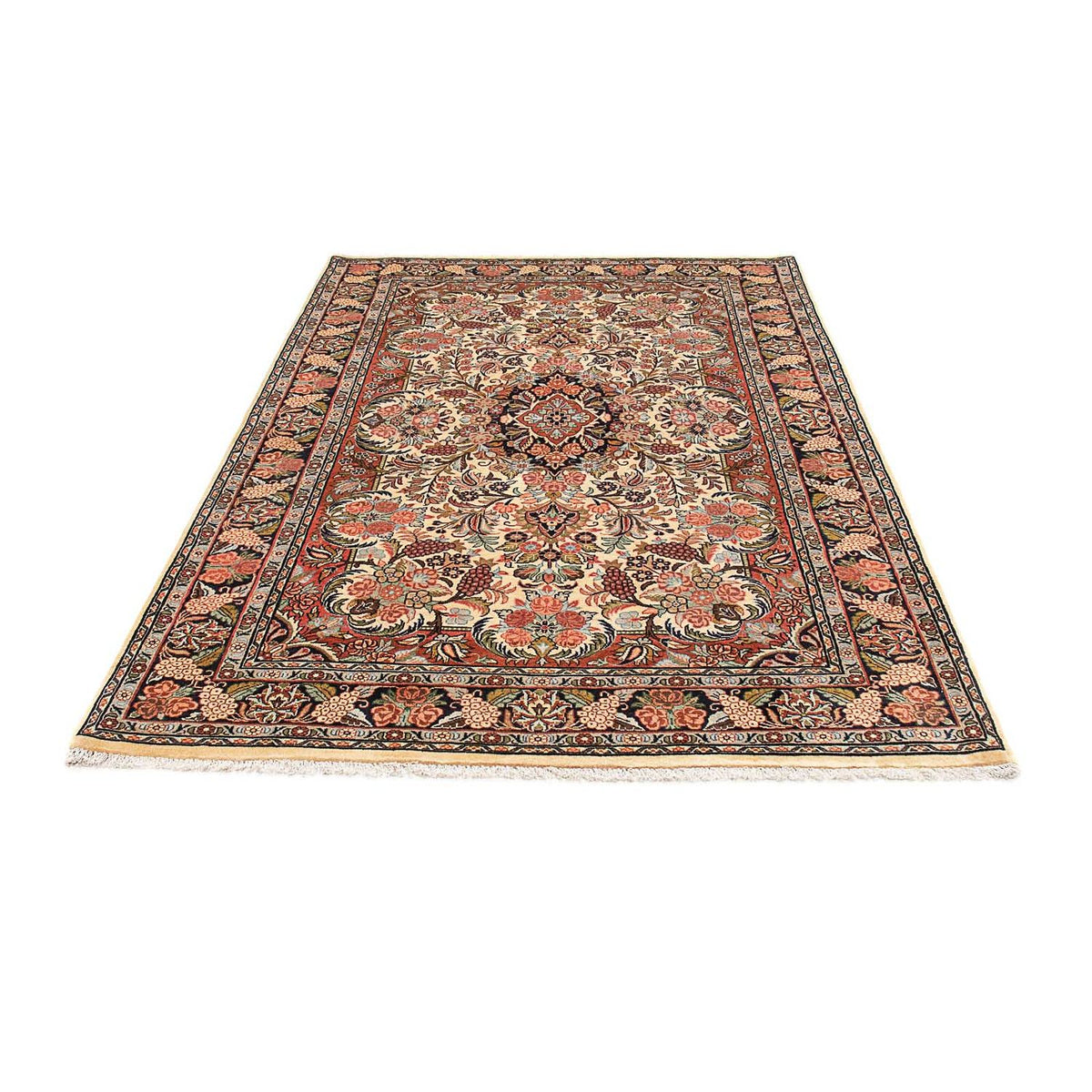 Persisk tæppe - Bijar - 206 x 137 cm - beige