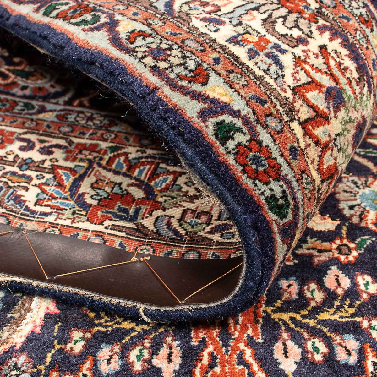 Persisk tæppe - Bijar - 203 x 141 cm - mørkeblå