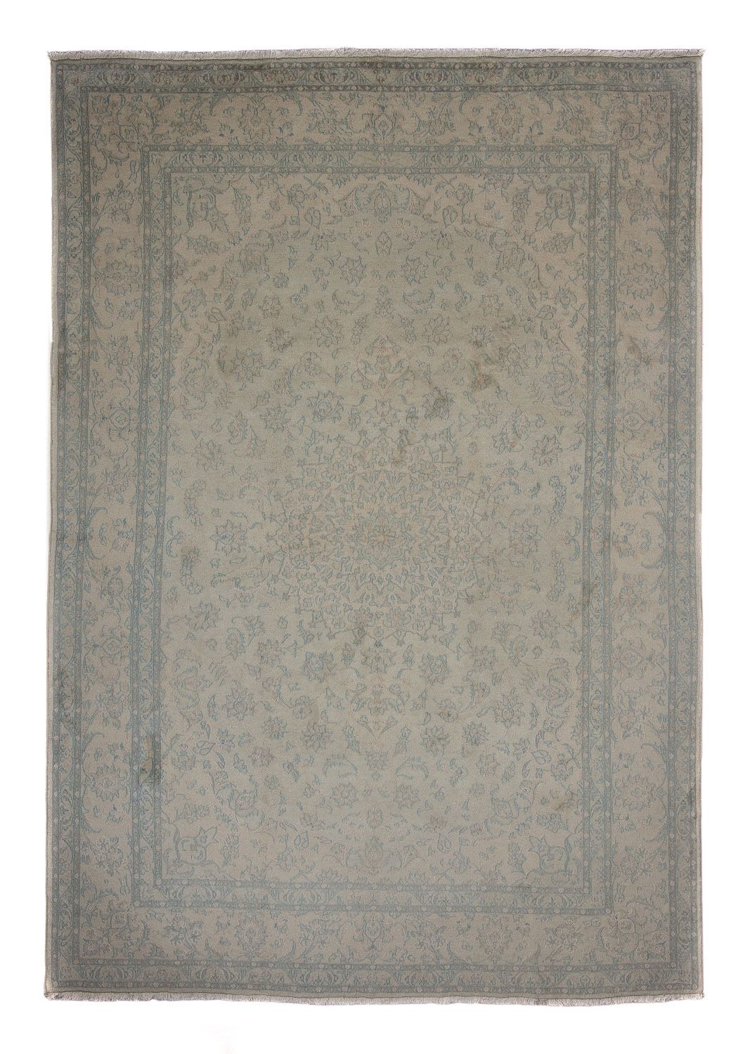 Persisk tæppe - Nain - Royal - 344 x 243 cm - lys brun