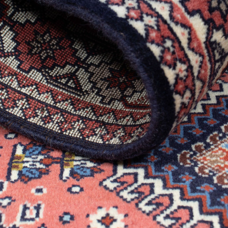 Persisk tæppe - Nomadisk - 142 x 100 cm - mørkeblå