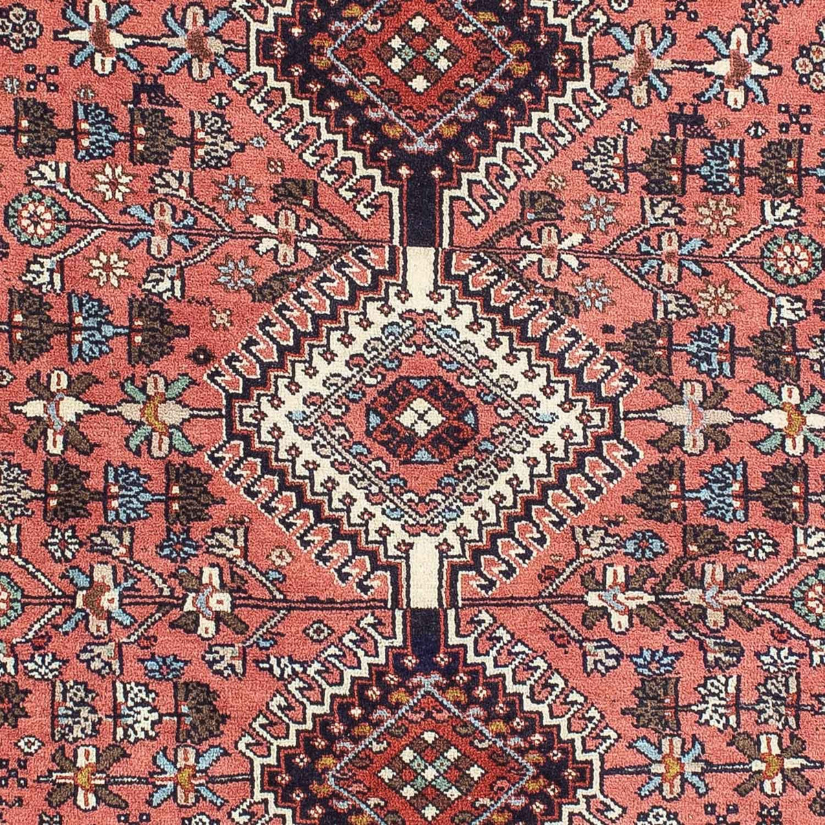 Persisk tæppe - Nomadisk - 148 x 103 cm - mørkeblå