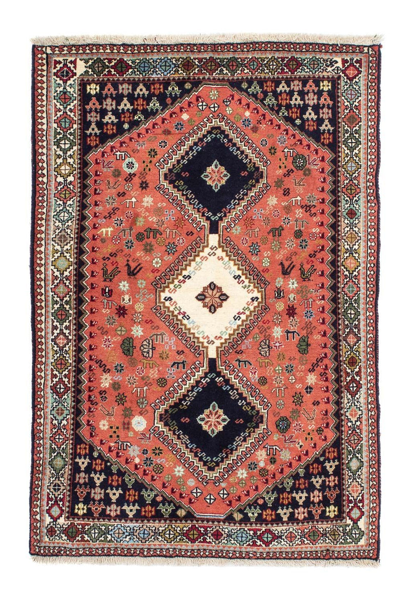 Persisk tæppe - Nomadisk - 150 x 101 cm - mørkeblå