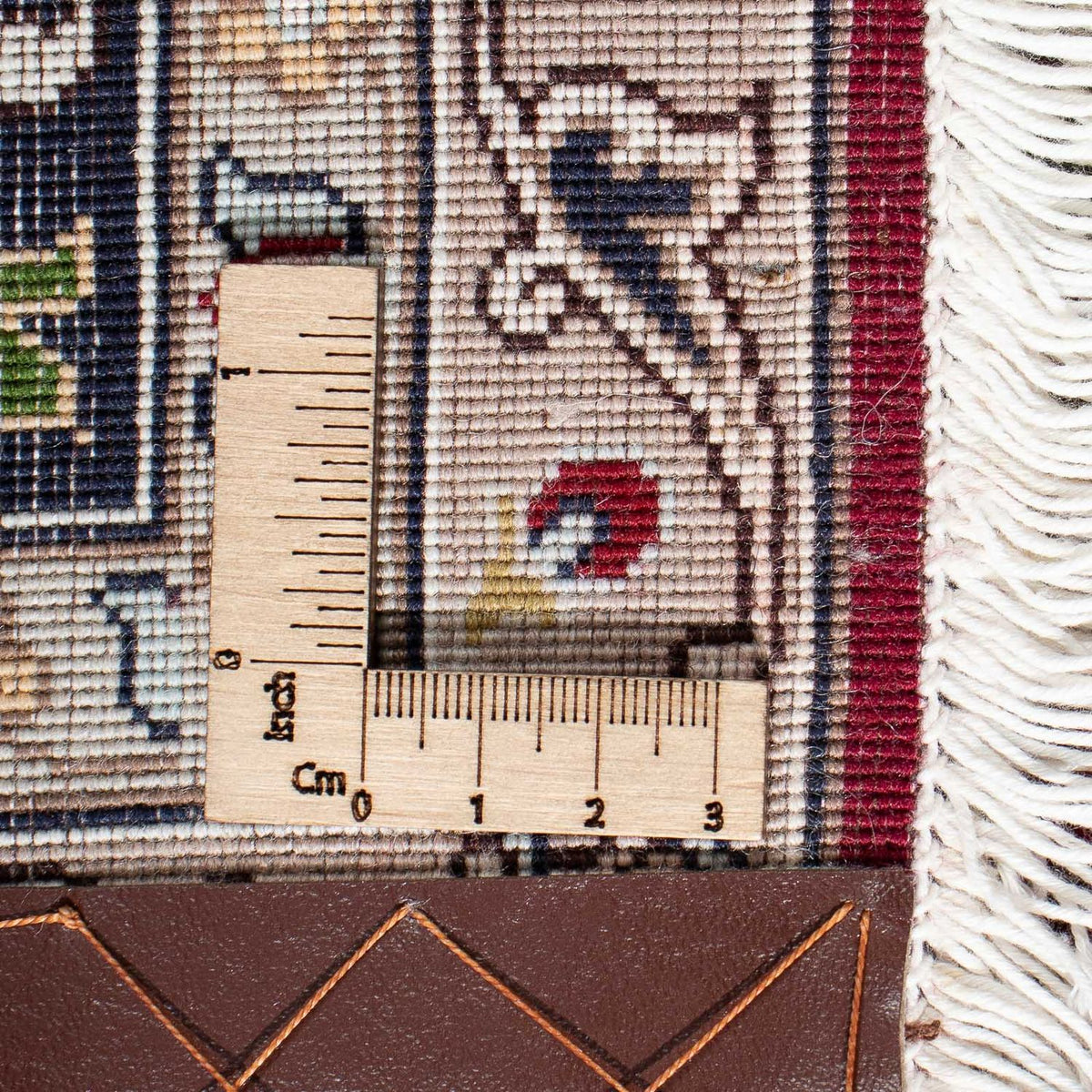 Persisk tæppe - Tabriz - Royal - 195 x 153 cm - mørkerød