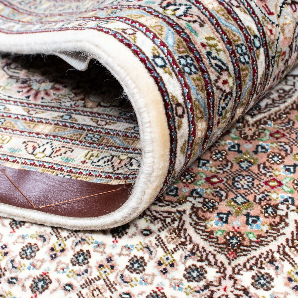 Persisk tæppe - Tabriz - 350 x 252 cm - lys brun