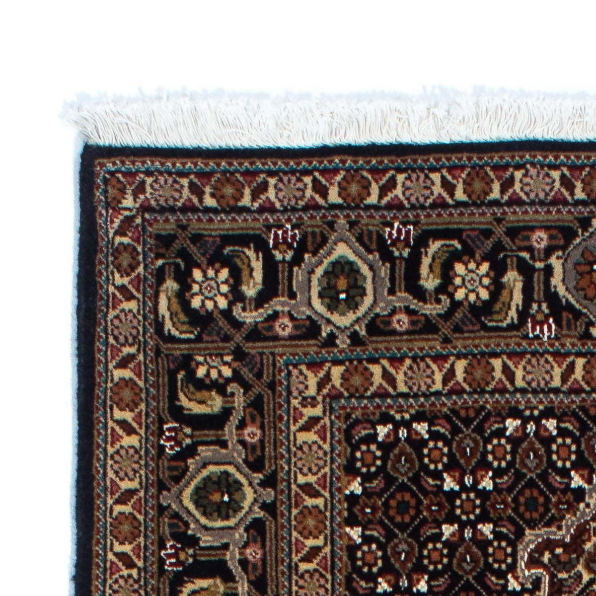 Løber Persisk tæppe - Tabriz - 201 x 77 cm - mørkeblå