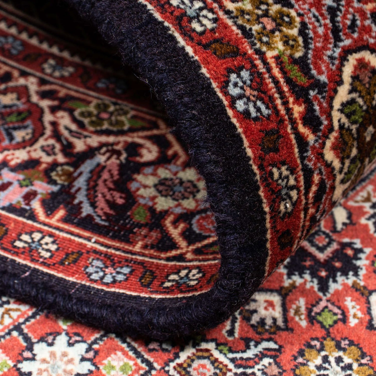 Persisk tæppe - Bijar - 228 x 139 cm - rød