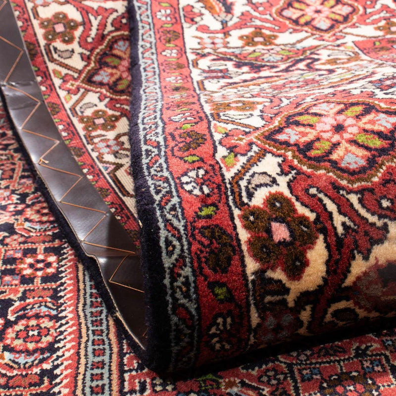 Persisk tæppe - Bijar - 255 x 170 cm - lysrød