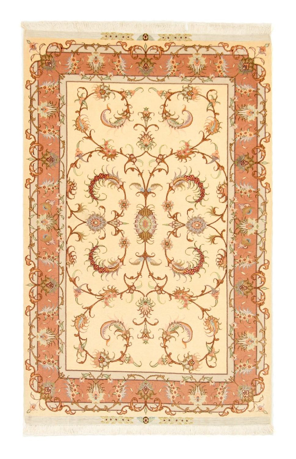 Persisk tæppe - Tabriz - Royal - 162 x 103 cm - beige