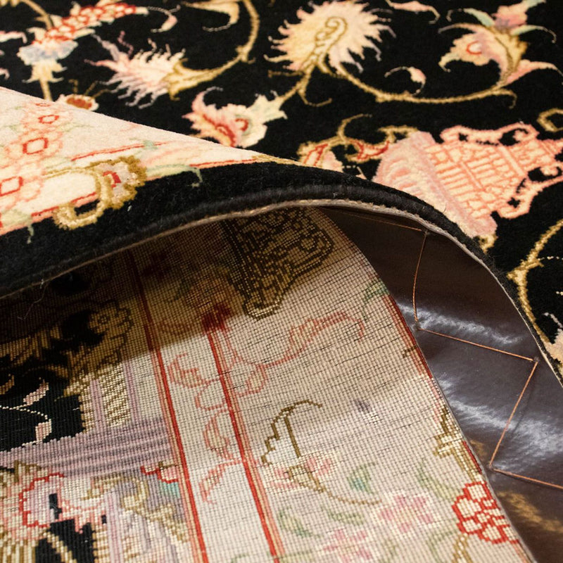 Persisk tæppe - Tabriz - Royal - 152 x 101 cm - sort