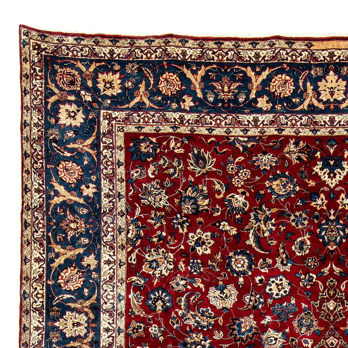 Persisk tæppe - Classic - 380 x 307 cm - mørkerød