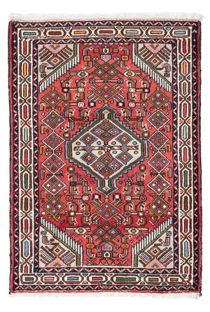 Persisk tæppe - Nomadisk - 125 x 80 cm - rød