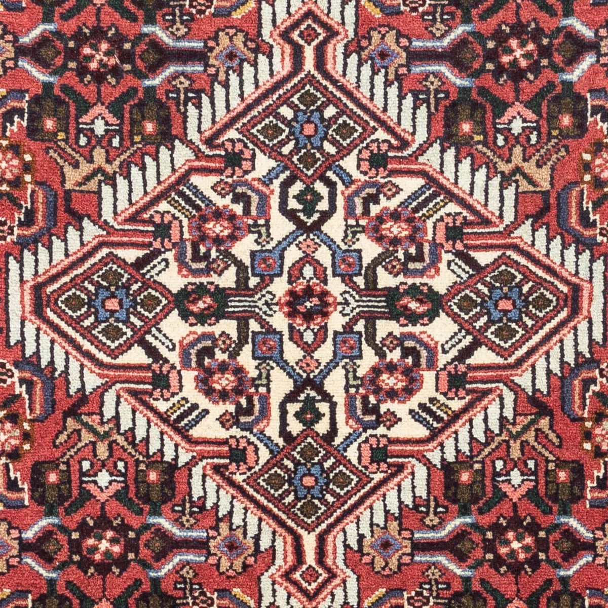 Persisk tæppe - Nomadisk - 125 x 80 cm - lysrød