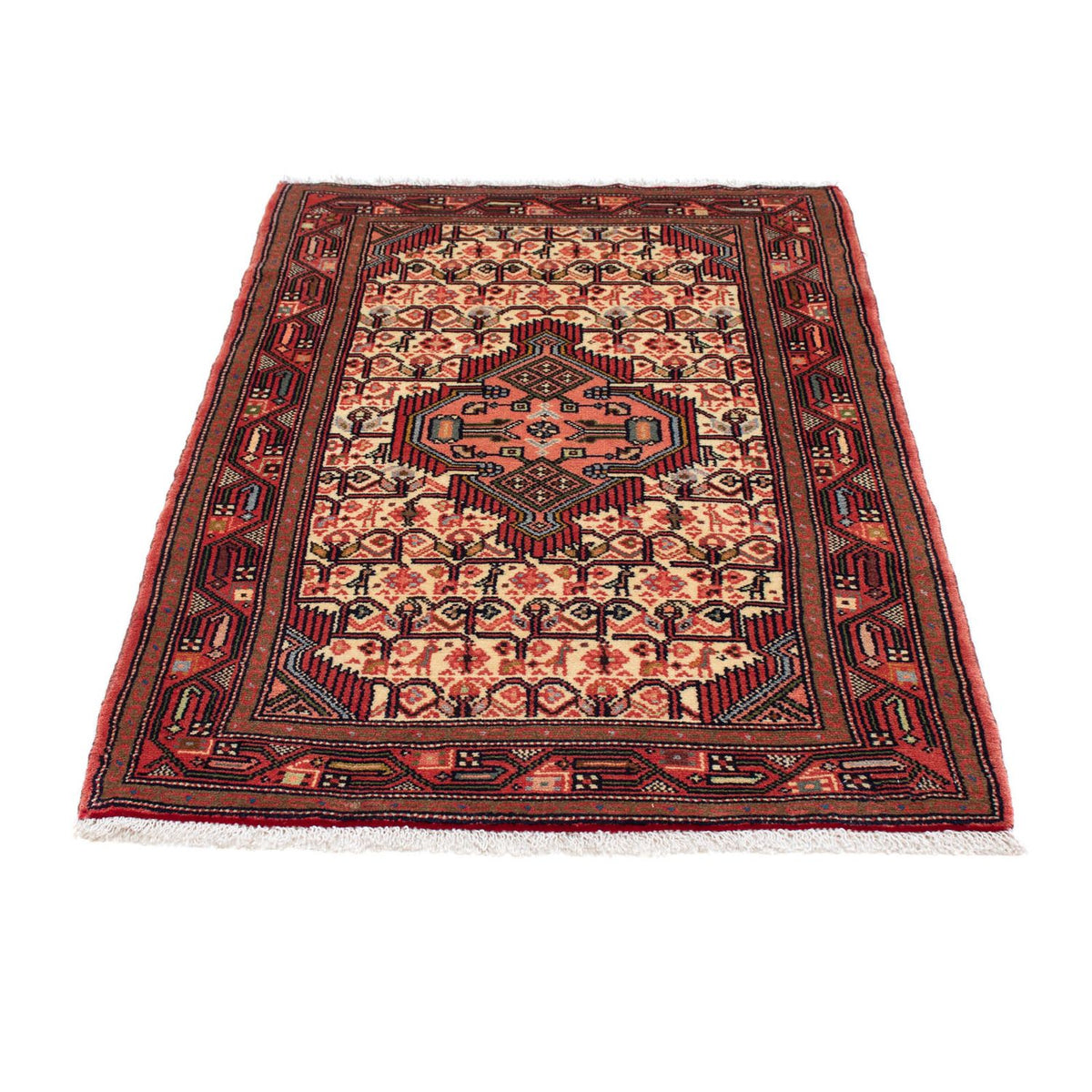Persisk tæppe - Nomadisk - 125 x 80 cm - beige