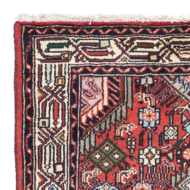 Persisk tæppe - Nomadisk - 125 x 80 cm - lysrød