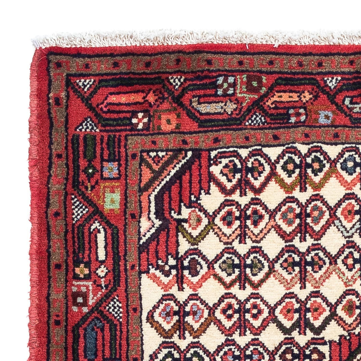 Persisk tæppe - Nomadisk - 125 x 80 cm - beige