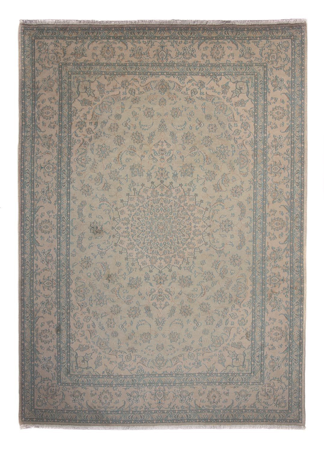 Persisk tæppe - Nain - 358 x 250 cm - lys brun