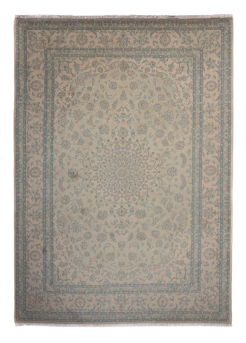 Persisk tæppe - Nain - 358 x 250 cm - lys brun
